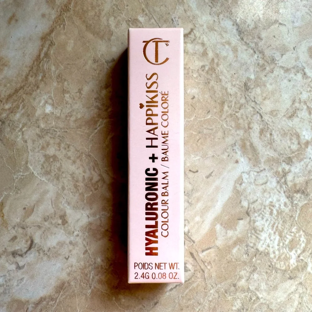 Charlotte Tilbury Hyaluronic Happikiss Lipstick Balm Crystal Happikiss nude pink